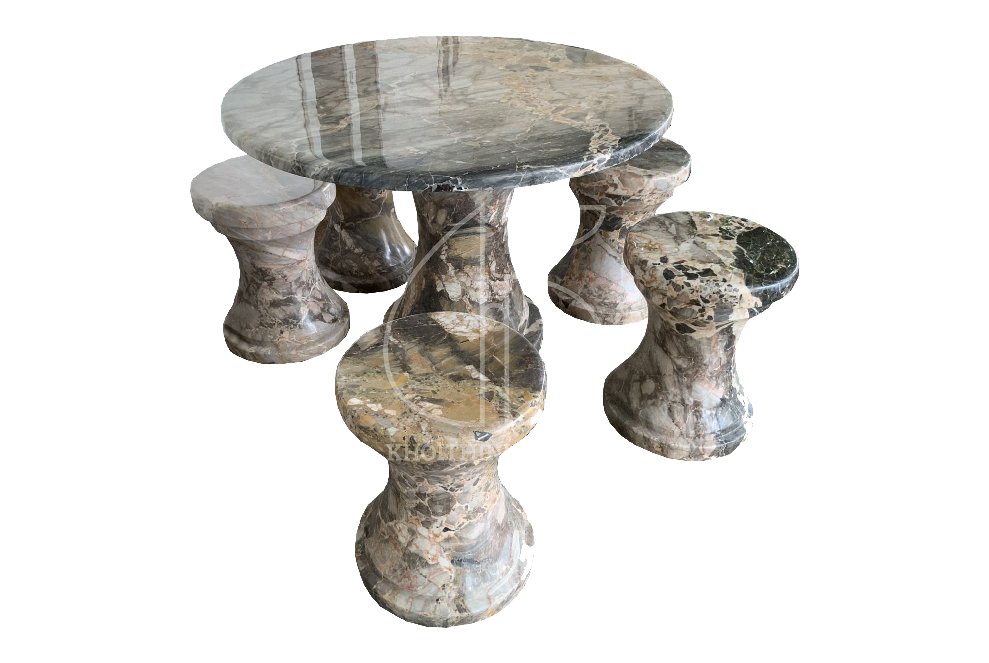 bàn ghế đá cẩm thạch